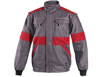 Blůza CXS LUXY EDA, pánská, šedo-červená, vel. 54